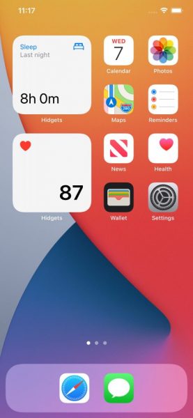 hidgets app, iphone