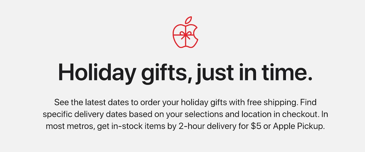 Apple Holiday Gifts Guide