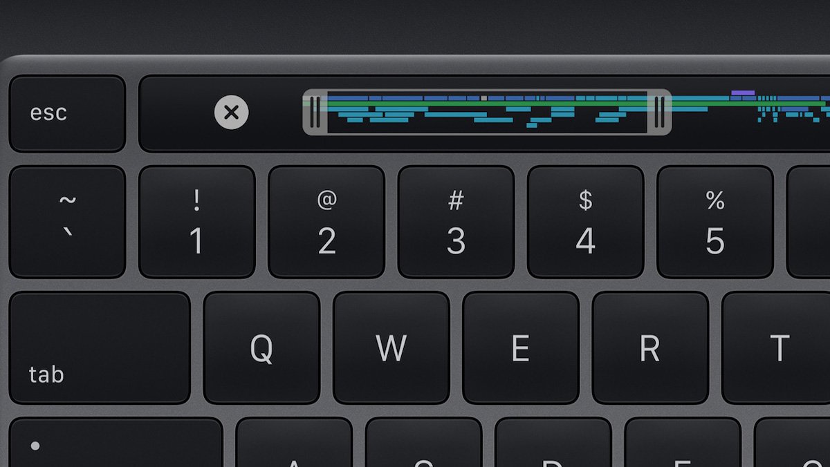MacBook Keyboard adaptive display on each key