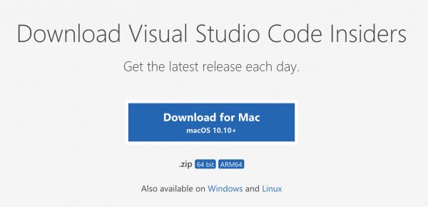 Visual Studio Code Apple Silicon