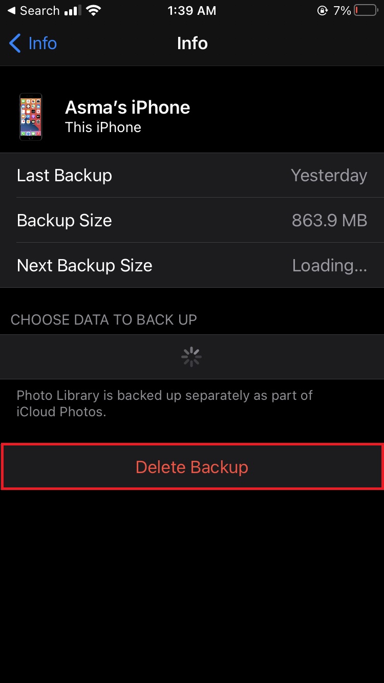 How to free iCloud storage