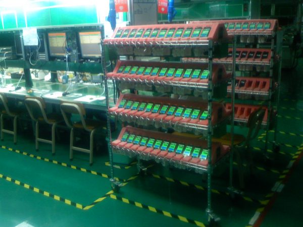 Apple's original 2007 iPhone assembly line
