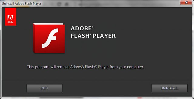 Adobe Flash Player uninstaller