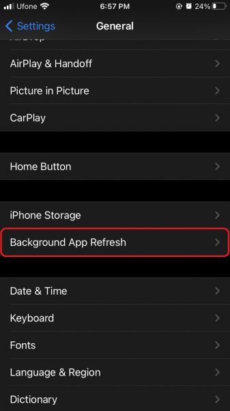 How to block apps from running in the background on iPhone