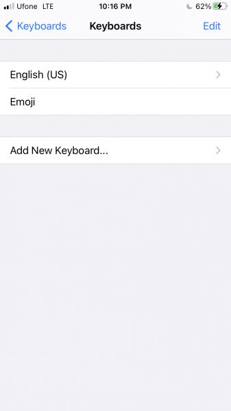 How to change keyboard on iPhone