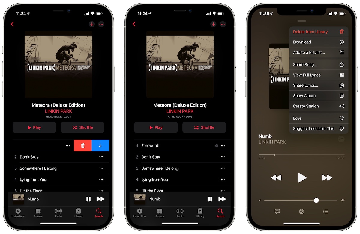 iOS 14.5 Music app updates