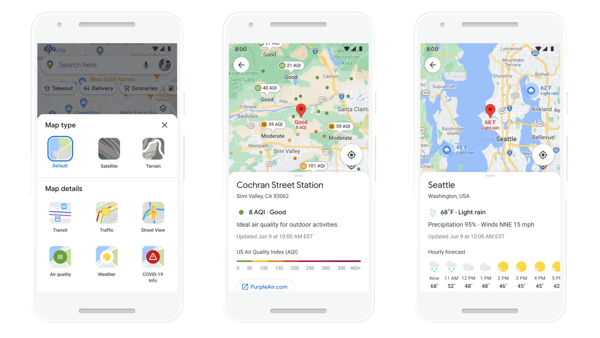Google announces big upgrades for Google Maps including indoor navigation, eco-friendly routes, and weather information