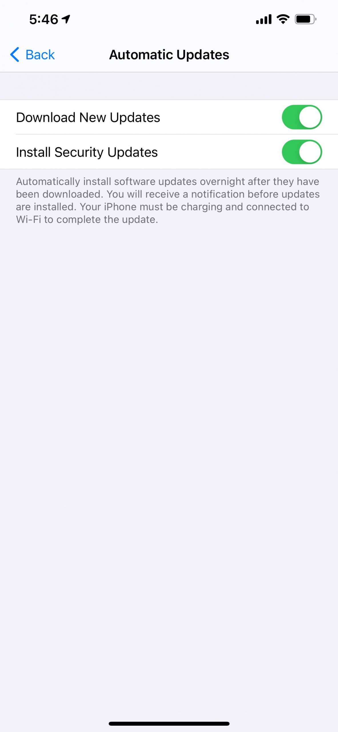 iOS 14.5 beta 4 security updates