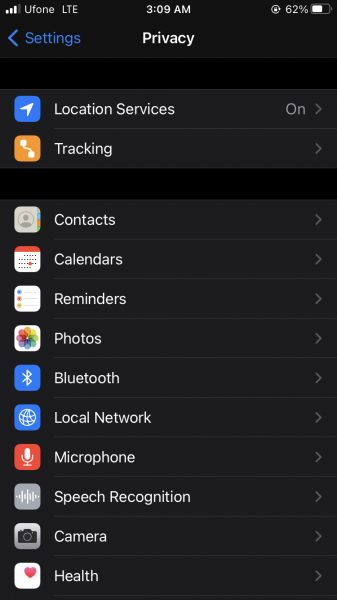 How to disable app tracking on iPhone and iPad 2