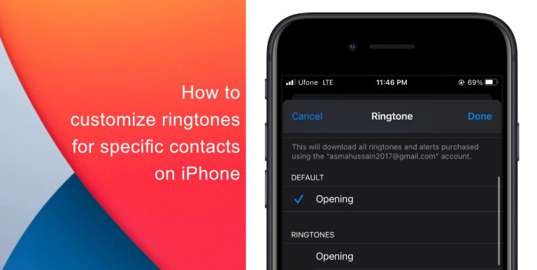 How to customize ringtones for specific contacts on iPhone