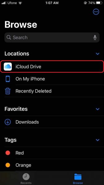 How to scan documents from iPhone to iCloud Drive