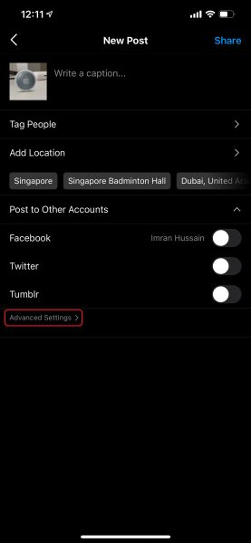 How to hide like and view counts on Instagram 1