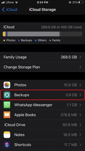 How to reduce the size of your iCloud backup on iPhone and iPad 4