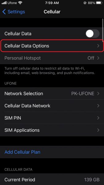 Learn how to enable Low Data Mode on iPhone