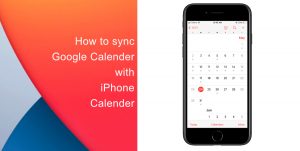 How to sync google calendar with iphone calendar