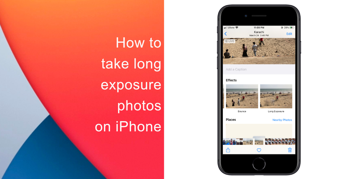 How to take long exposure photos on iPhone