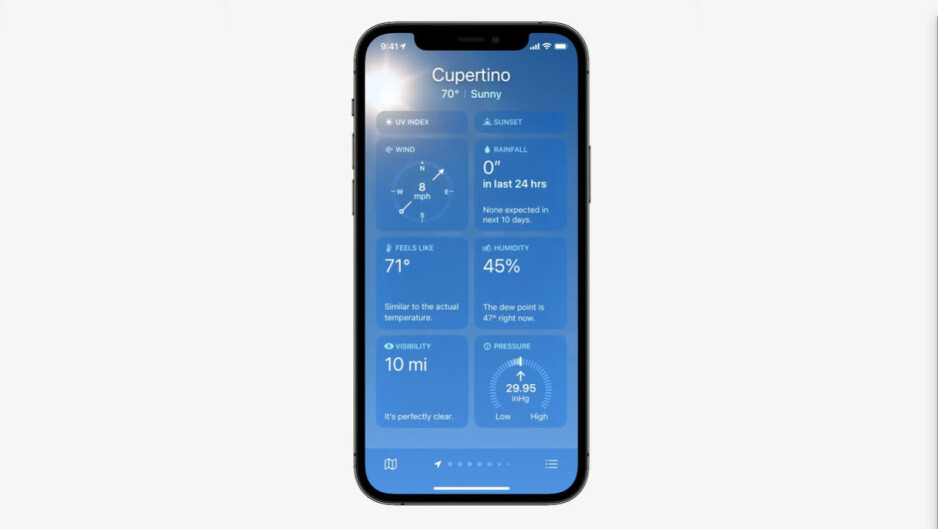 iOS 15 Weather app