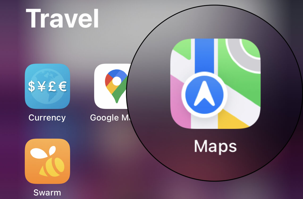 iOS 15 beta 2 Apple Maps icon