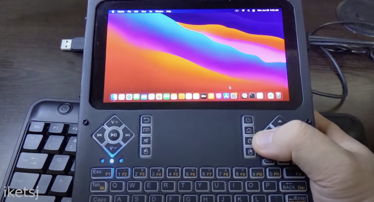 custom DIY handheld computer macOS Big Sur
