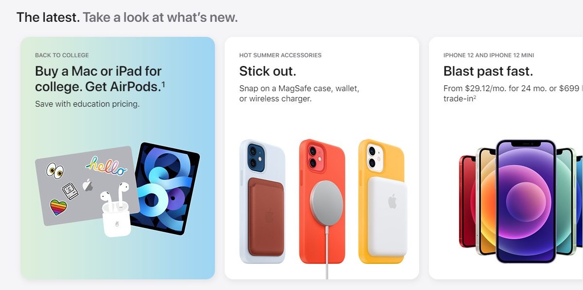 Apple launches redesigned online store with dedicated 'Store' tab