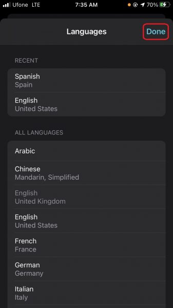 How to translate text on iPhone and iPad