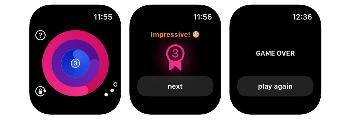 Apple Watch game app
