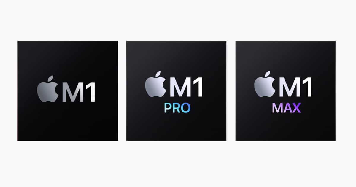 M1 Max vs M1 Pro vs M1 Apple Silicon
