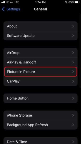 How to stop entering Picture-in-Picture automatically on iPhone