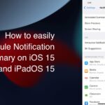schedule Notification Summary on iOS 15 and iPadOS 15