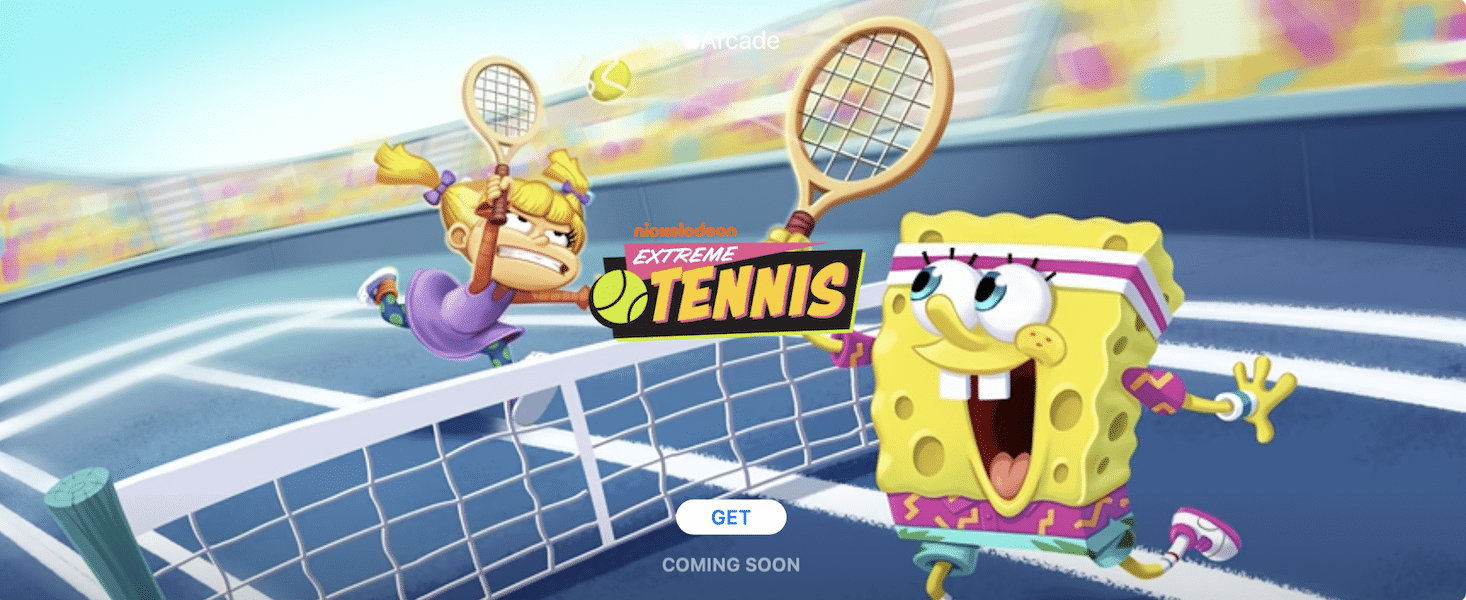 Apple Arcade: extreme Nickelodeon tennis