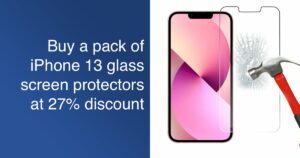 iPhone 13 glass screen protector B