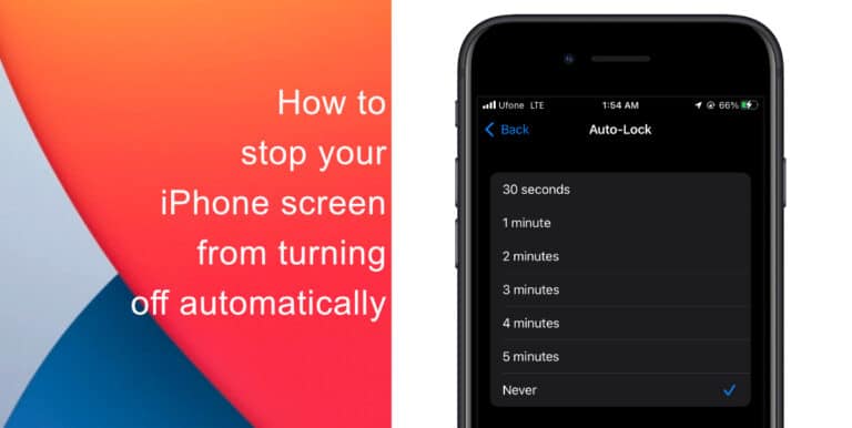 How to stop your iPhone screen from turning off automatically