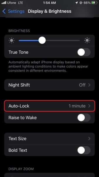 how to stop your iPhone screen from turning off automatically