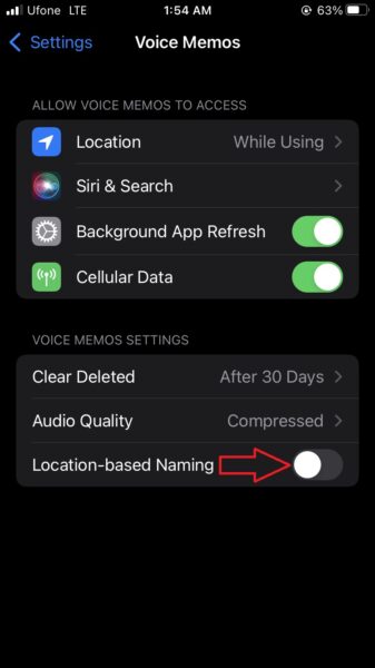 Learn how to stop your iPhone from saving voice recordings with location-based names