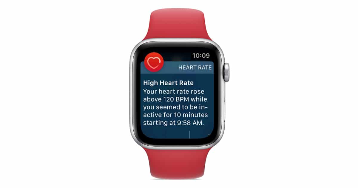Apple Watch heart notifs