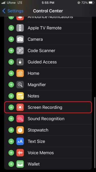 How to Screen Record on iPhone SE 1