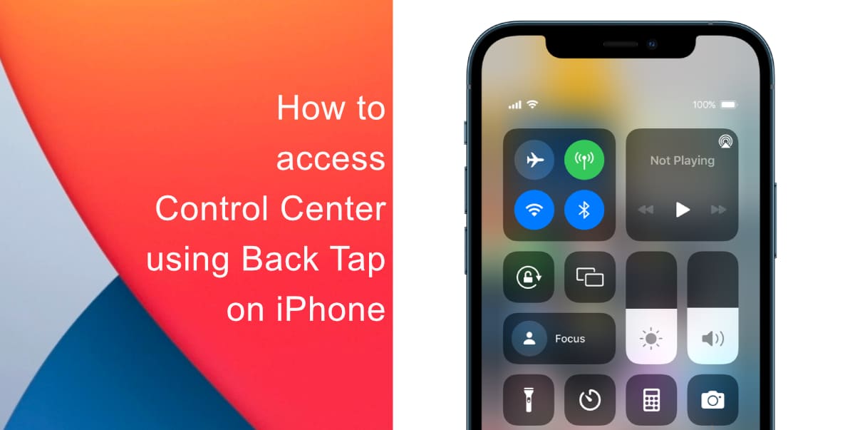 access Control Center using Back Tap