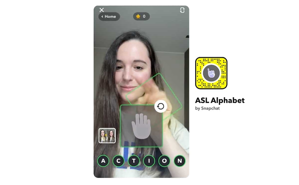Snapchat - ASL lens