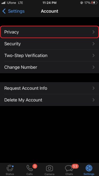 How to hide your Online Status on WhatsApp for iOS