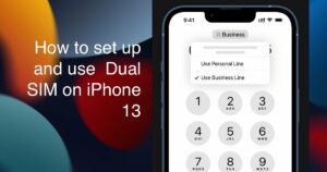 Dual SIM on iPhone 13