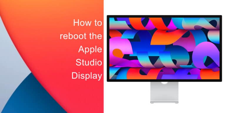 How to reboot the Apple Studio Display