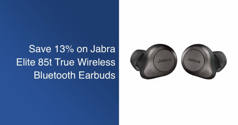 Jabra Elite 85t True Wireless Bluetooth Earbuds deal