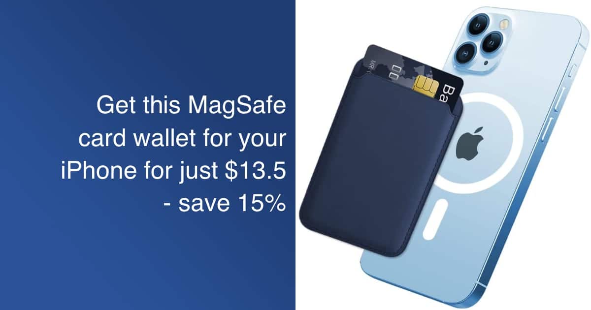 MagSafe card wallet iPhone deal