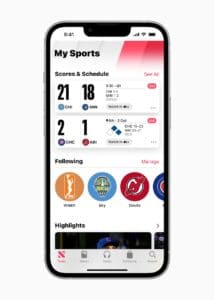 Apple News Sports