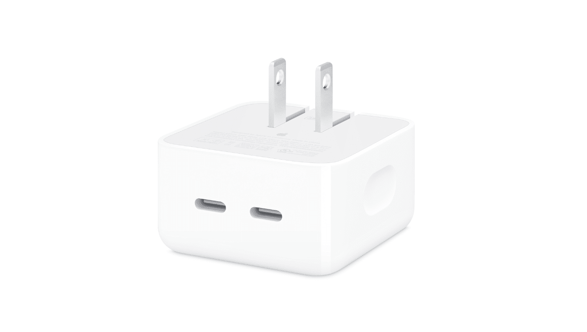Apple - dual USB-C power adapter