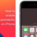 How to enable Reachability on iPhone