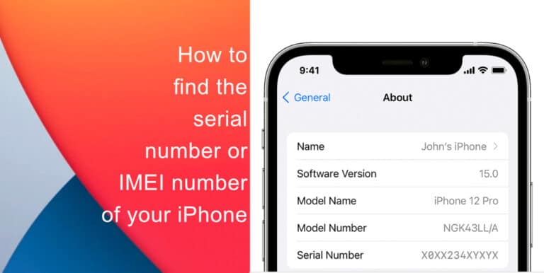 How to find the serial number or IMEI number of your iPhone