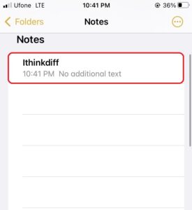 How to share a note with someone on iPhone