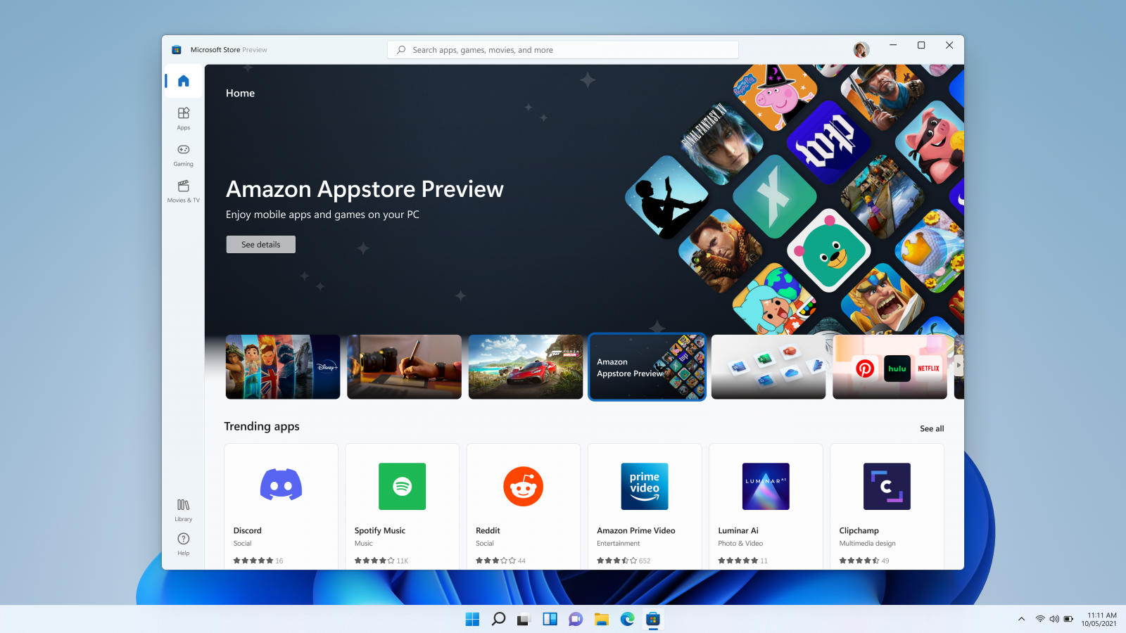Android apps on Windows 11