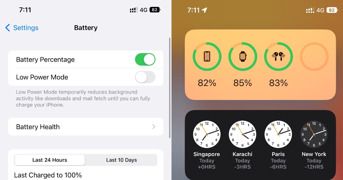 iOS 16 beta 6 - iPhone battery percentage notch - iOS 16 beta 5